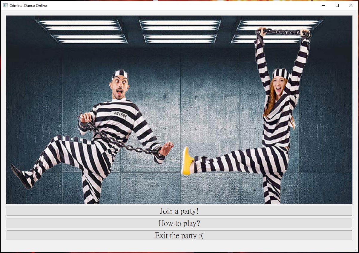 Criminal Dance leading screen